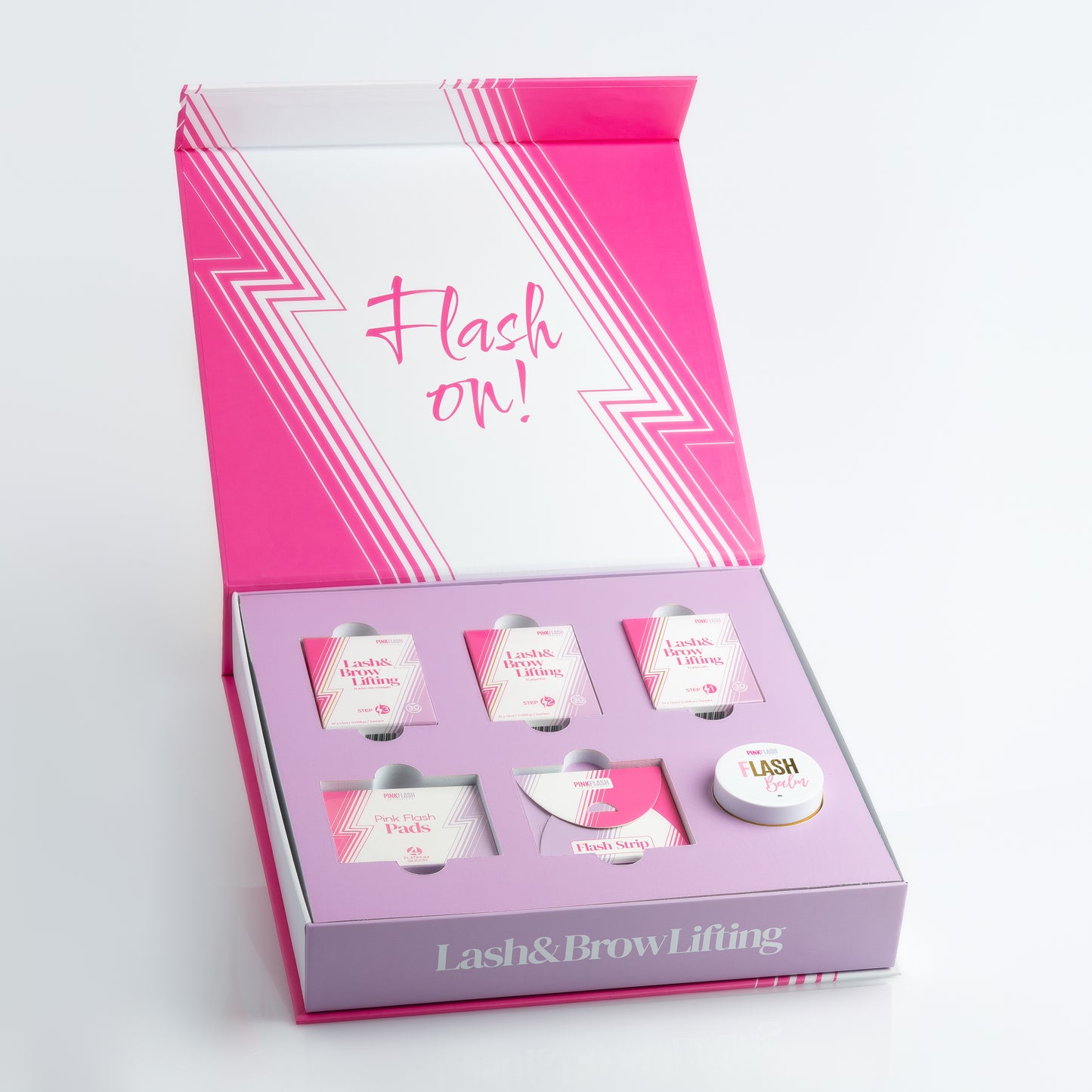 Pink Flash Switzerland Szempilla- és Szemöldöklifting Szett (Box Kit)