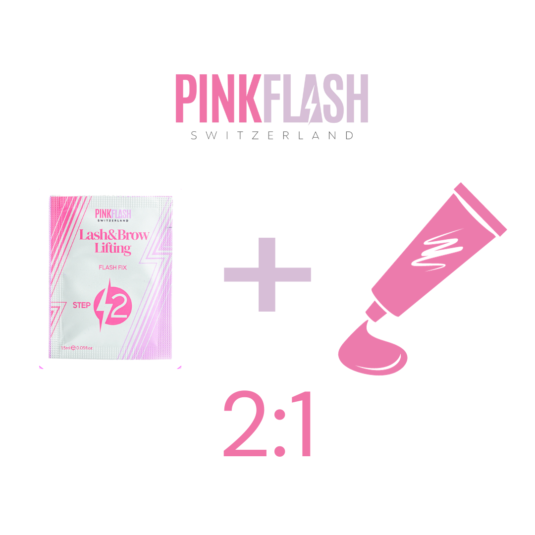 Flash Fix – Szempilla és Szemöldök Rögzítő & Színaktiváló Krém (2. lépés | 10x1,5 ml)