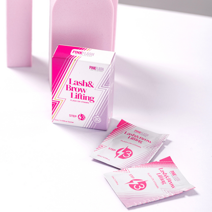 Flash On Vitamin – Tápláló Szérum Szempilla- és Szemöldök Liftinghez | 10x1,5 ml, Hidratáló Regeneráló Szérum (3. lépés)